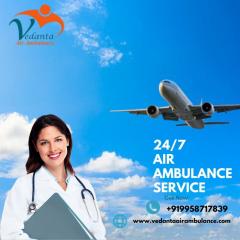 Vedanta Air Ambulance Service In Siliguri For Ra