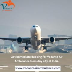Vedanta Air Ambulance Service In Allahabad With 
