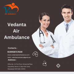 Vedanta Air Ambulance In Gorakhpur  With Life-Ca