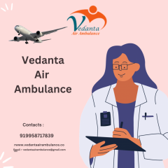 Hire Vedanta Air Ambulance Services In Srinagar 