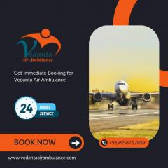 Take Vedanta Air Ambulance From Patna With Evolv