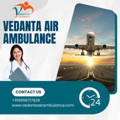 Avail Vedanta Air Ambulance In Kolkata With Extr