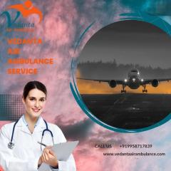 Get Vedanta Air Ambulance Service In Varanasi Wi