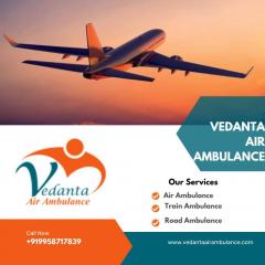 Get Vedanta Air Ambulance Service In Bhopal For 