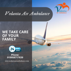 Avail Vedanta Air Ambulance Service In Purina Fo