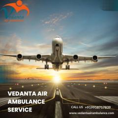 Vedanta Air Ambulance In Gorakhpur With Life-Car
