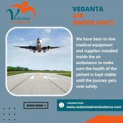 Top-Level Vedanta Air Ambulance In Gorakhpur Wit