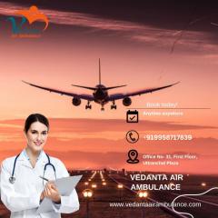 Take Advanced Vedanta Air Ambulance In Varanasi 