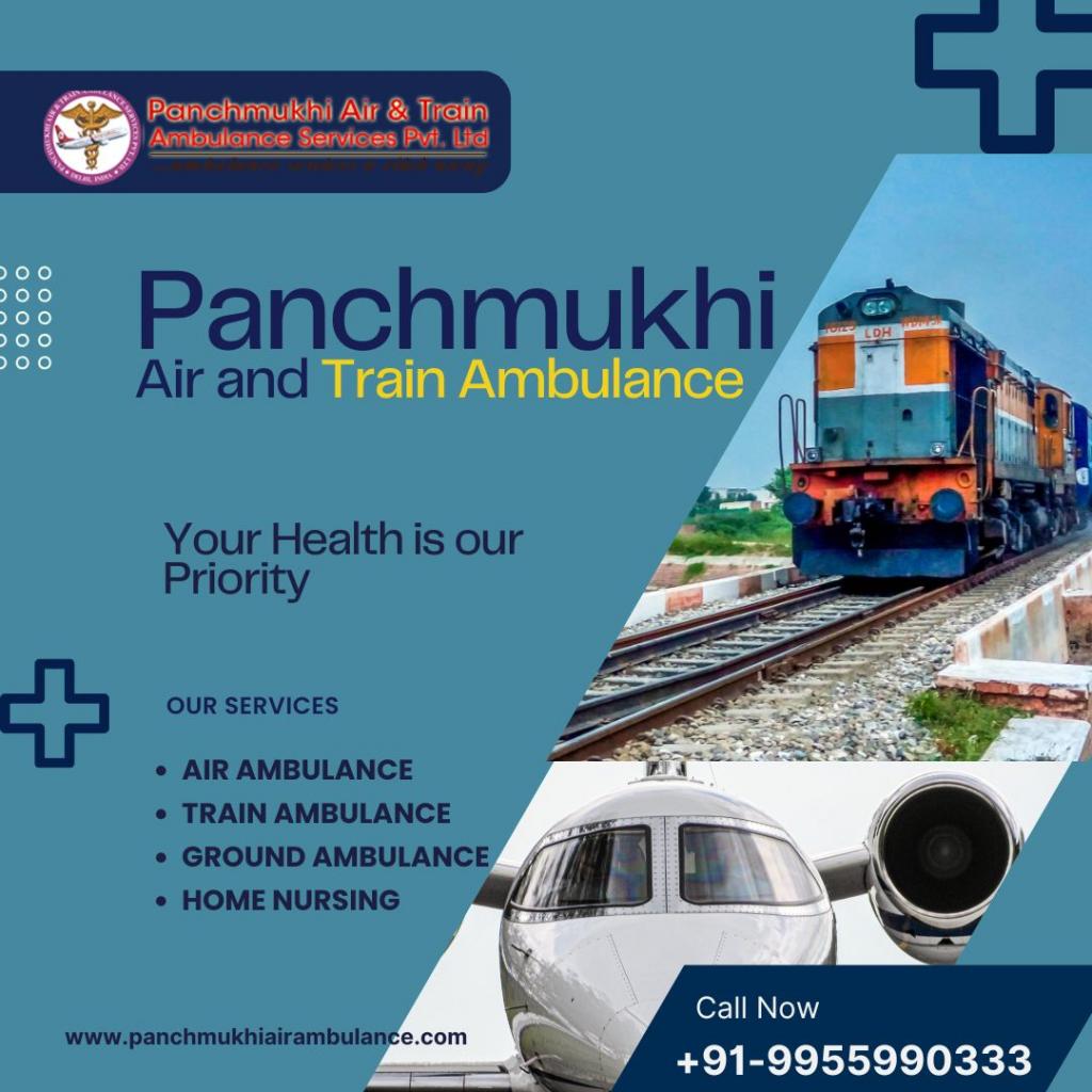 Air and Train Ambulance Services in Raipur by Panchmukhi 2 Image
