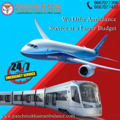 Panchmukhi Air Ambulance Services In Kolkata Wit