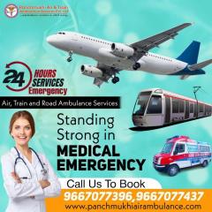 Hire First-Class Panchmukhi Air Ambulance Servic