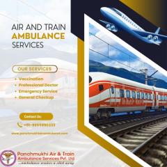Air And Train Ambulance Services In Dibrugarh By