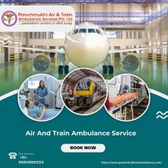 Air And Train Ambulance Services In Indore By Pa