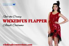 Get The Crazy Wickedfun Flapper Adult Costume