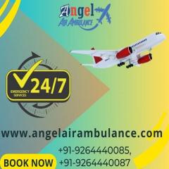 Hire Angel Air Ambulance Service In Patna With A