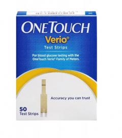Onetouch Verio Test Strips 50 Count Multicolor F
