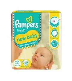 Pampers Active Baby Tape Style New Born Extra Sm