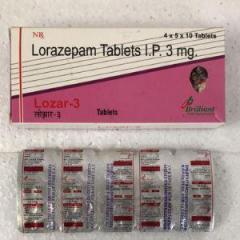 Treat Anxiety Issues Lorazepam 3Mg Tablets