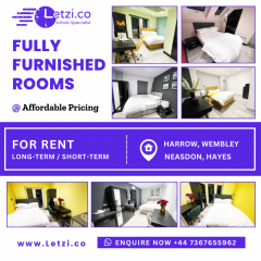 Affordable And Fully Furnished Rooms For Rent