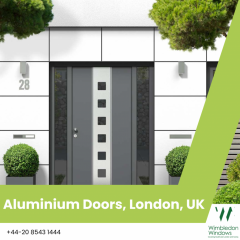 Premium Aluminium Doors In Raynes Park, London -