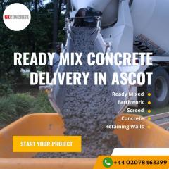 Top Ready Mix Concrete Delivery In Ascot, Uk
