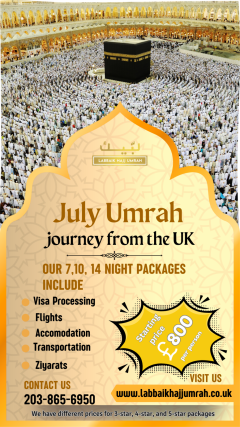 July Umrah Journey From The Uk