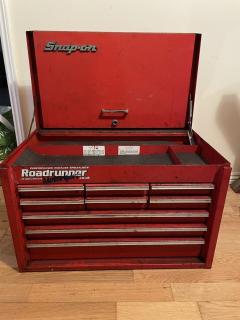 2 Red Toolboxes And One Full Of Tools