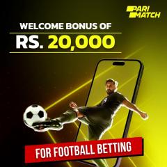 Parimatch Welcome Bonus Of Rs. 20,000 For Footba