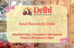 Send Flowers To Delhi With Online Delivery