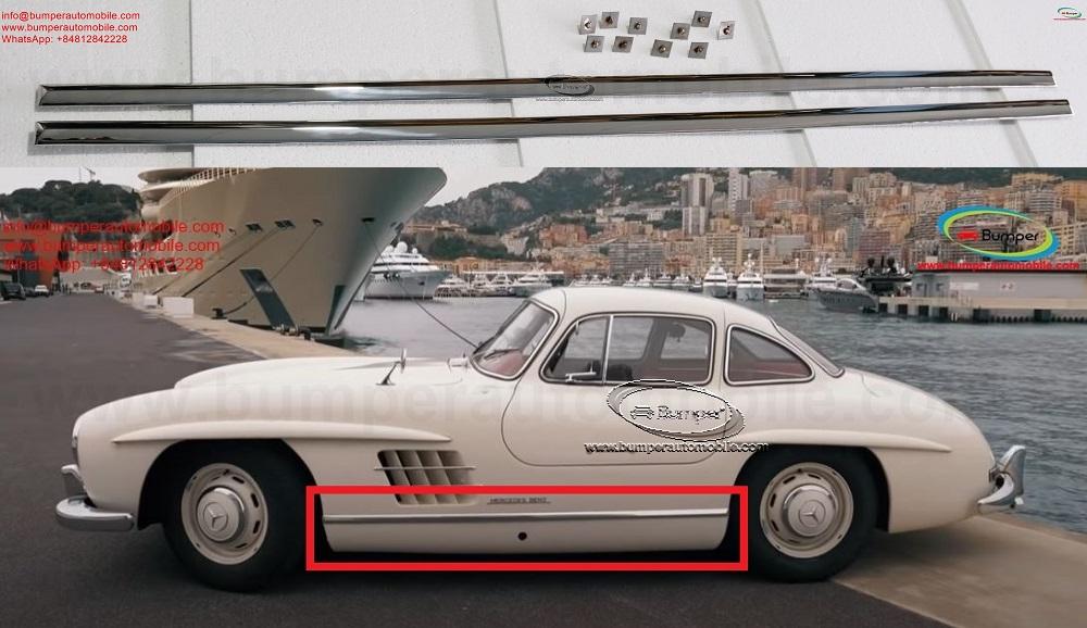 Sill Trim for Mercedes 300SL Gullwing Roadster 2 Image