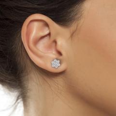Premium Round Diamond Stud Earrings Available No