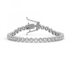 Elegant 18K White Gold Cindy Bracelet - Timeless