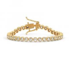 Premium Labgrown Diamond Tennis Bracelet Availab
