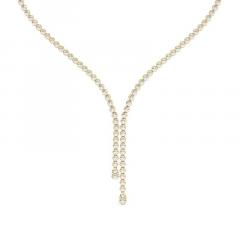 Trendy Diamonds Necklace  Yellow Gold Amor Tenni