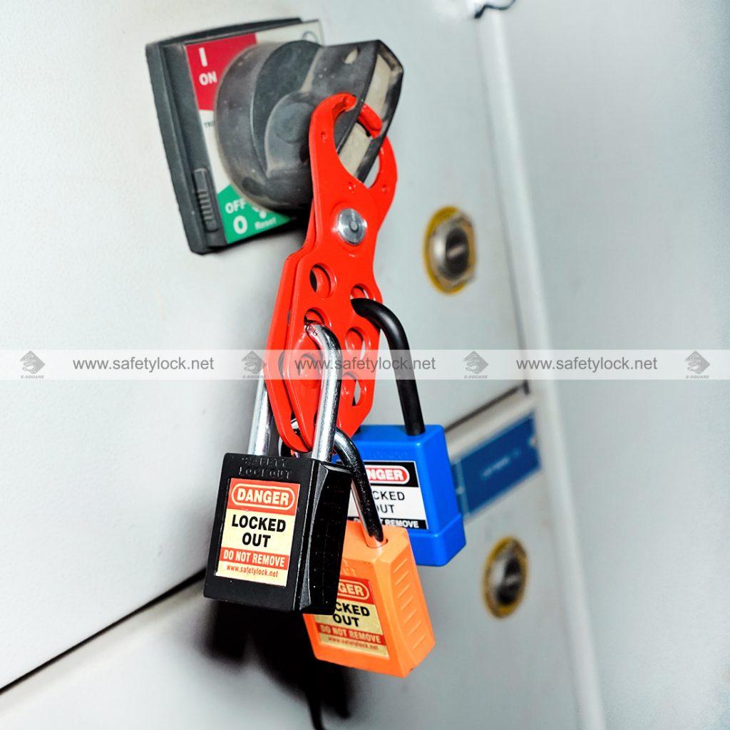 Shop OSHA Compliant Multi-Person Lockout Safety Hasp 4 Image