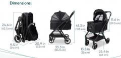 Premium Dog Stroller Uk  Silver Circle Pets