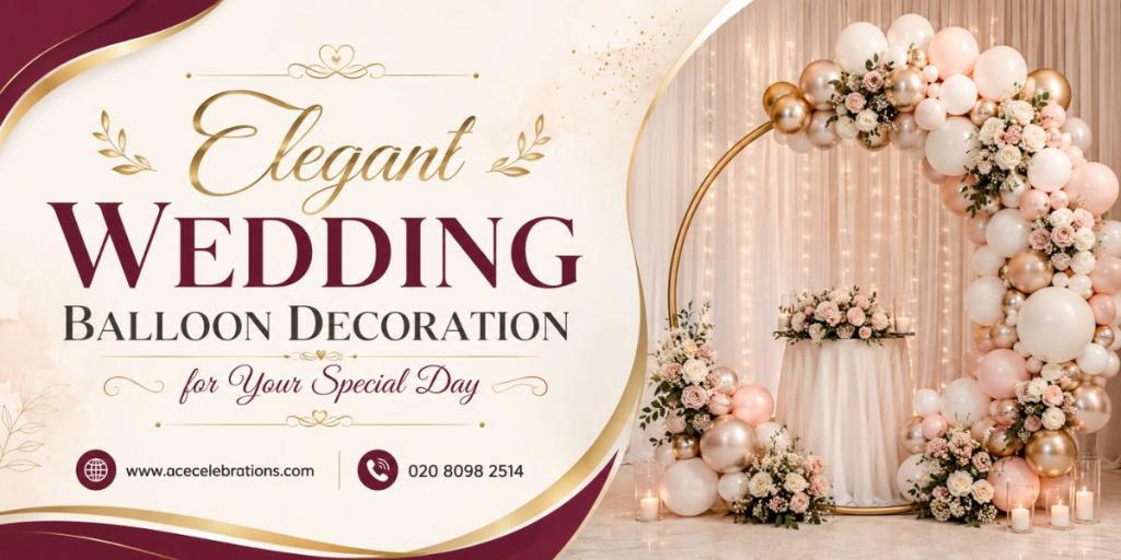Elegant Wedding Balloon Decoration for Your Special Day 2 Image