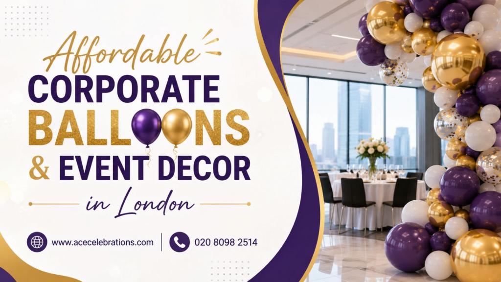 Affordable Corporate Balloons & Event Decor in London 2 Image