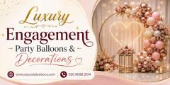 Luxury Engagement Party Balloons & Decorations