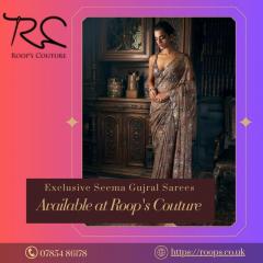 Exclusive Seema Gujral Sarees  Available At Roop
