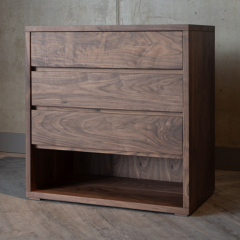 Elegant Walnut Chest Of Drawers By Nismaaya Deco