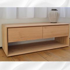 Classic Oak Wood Media Unit By Nismaaya Decor Ti