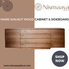 Buy Mare Walnut Wood Tv Unit Cabinet & Sideboard