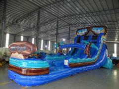Hot Sale Adult Size Backyard Inflatable Water Sl