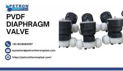 Pvdf Diaphragm Valve For Chemical Industry Appli