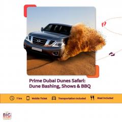 Prime Dubai Desert Safari Dune Bashing Shows & B