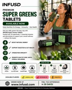 Premium Super Green Tablets Available