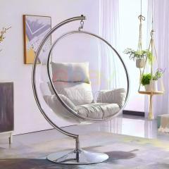 Hanging Egg Chair With Hardened Transparent Acry