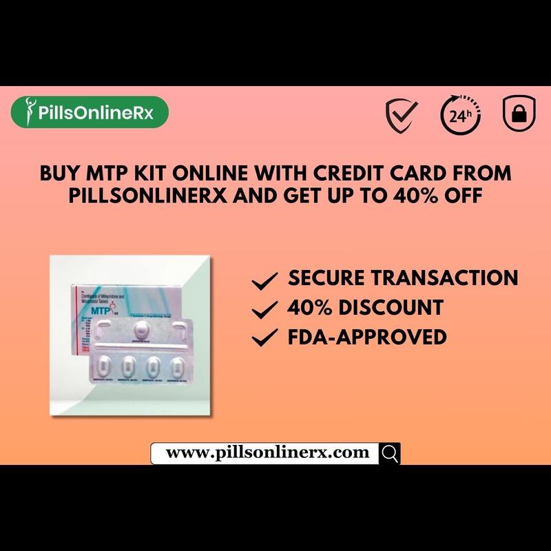 Buy MTP Kit Online with Credit Card from PillsOnlinerx and Get Up to 4 2 Image
