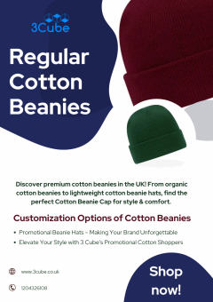 Lightweight Organic Cotton Beanies - Soft, Styli